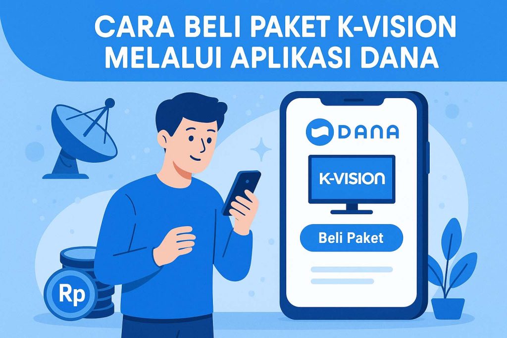 Cara Beli Paket K-Vision Melalui Aplikasi DANA