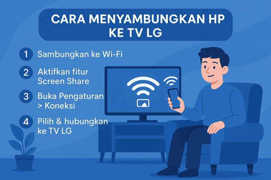 Cara-Menyambungkan-HP-ke-TV-LG