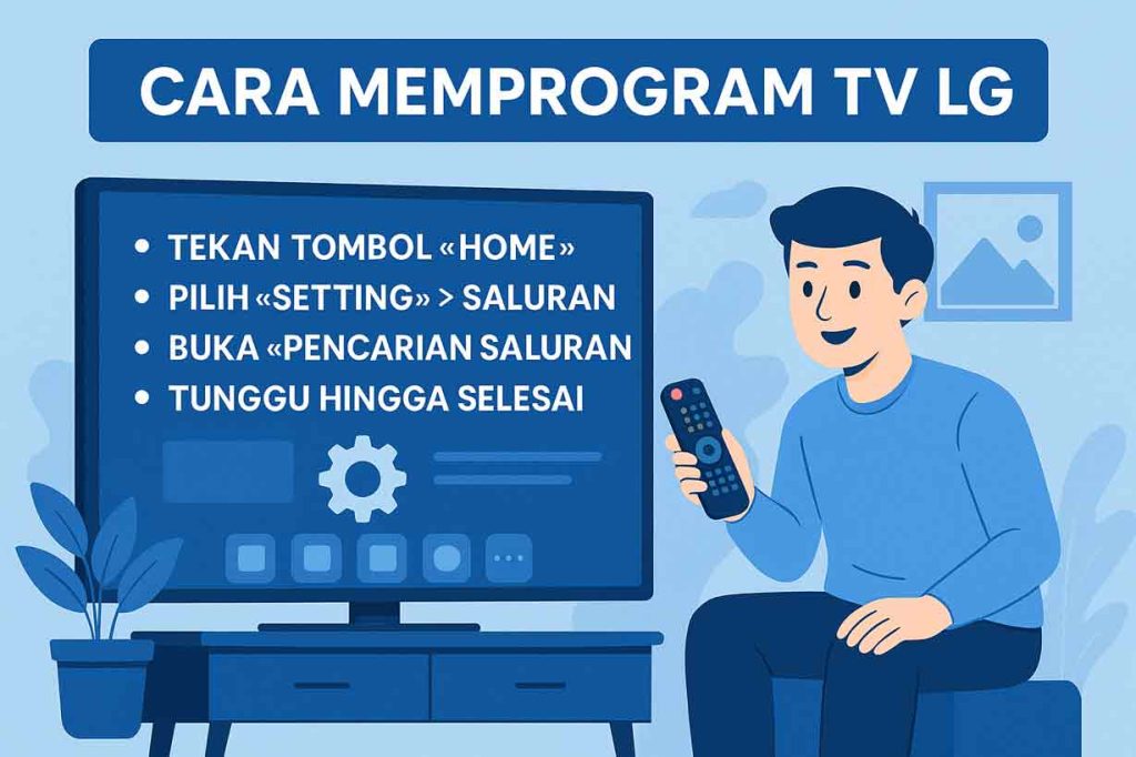 Cara-Program-TV-LG